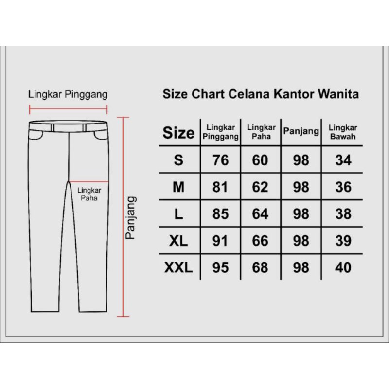 GOODETHICS - Celana Formal Wanita Slimfit