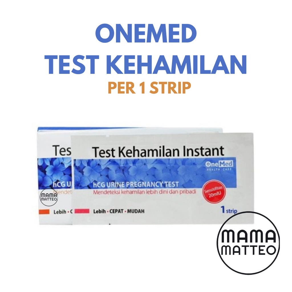 Tes Hamil Onemed / OneMed Tes Kehamilan / HCG Urine Pregnancy Test - 1 strip