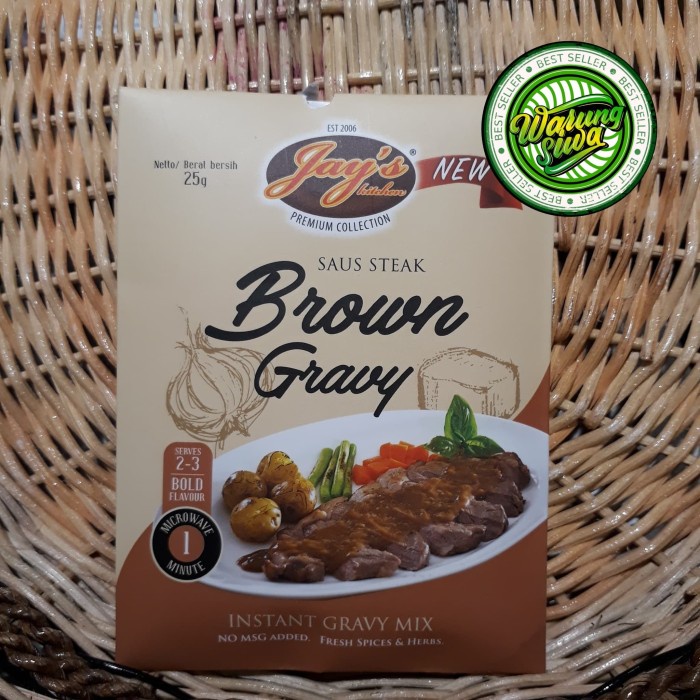 

jay's brown gravy sauce steak 25 gram