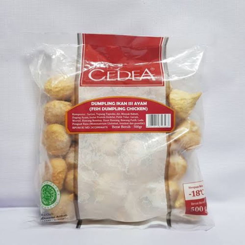 

Cedea Dumpling Ikan isi Ayam