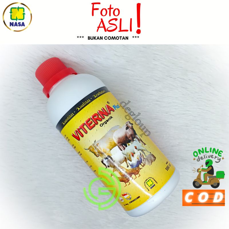 VITERNA / VITERNA NASA ORGANIK 500 cc / VITERNA PLUS / VITERNA VITAMIN TERNAK DAN IKAN NASA / VTN