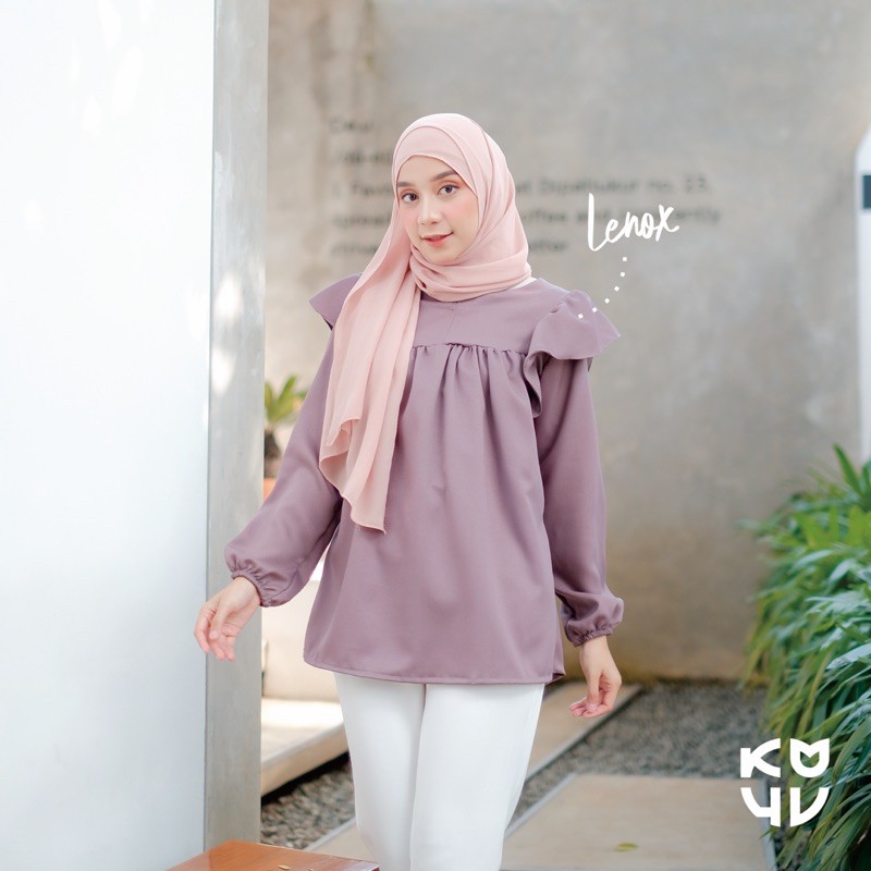 Koyu Hijab Lily Top Blouse New Product Big Size