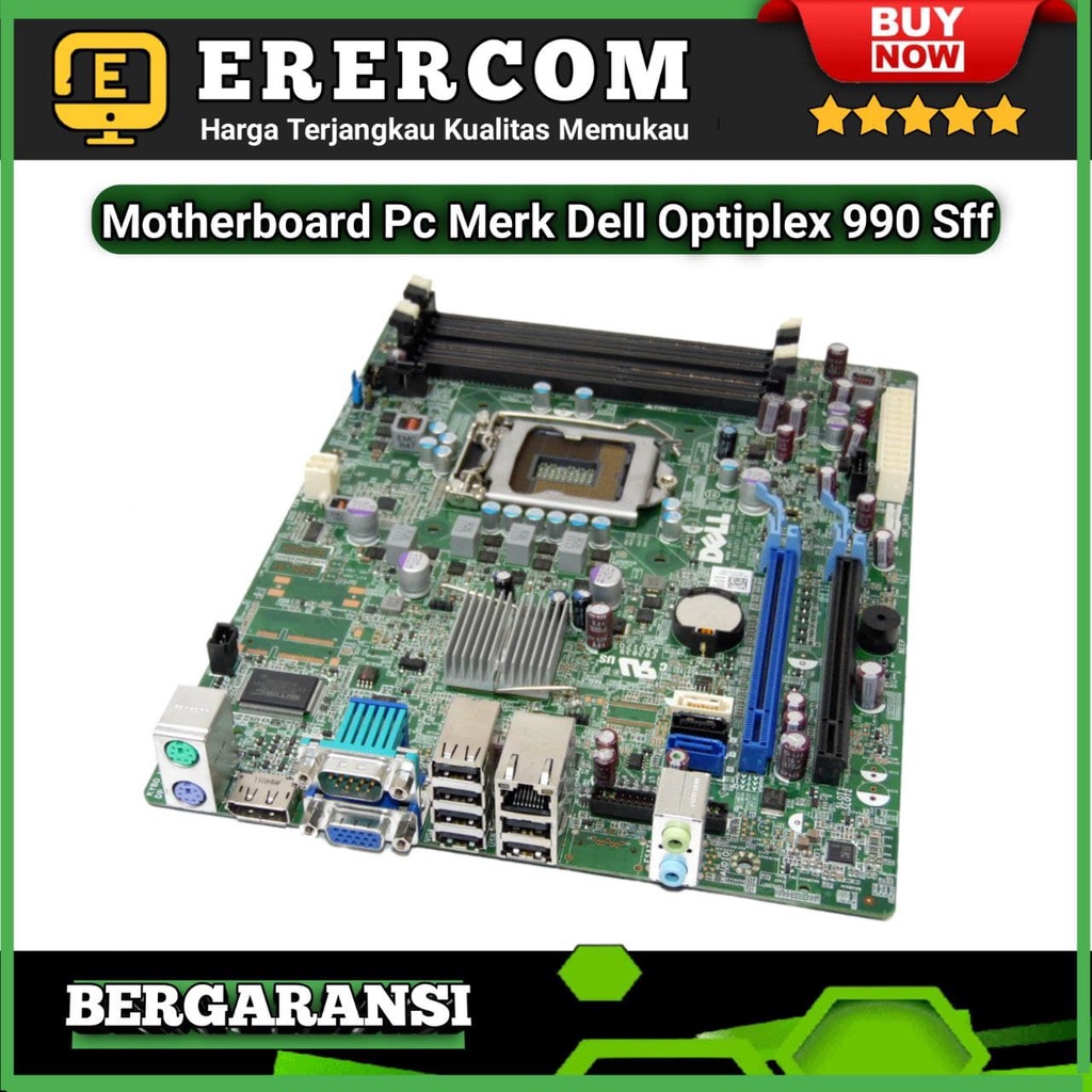 Motherboard Mobo Mainboard Pc Intel Ddr3 Dell Optiplex 990 tipe SFF 1155 Original Murah
