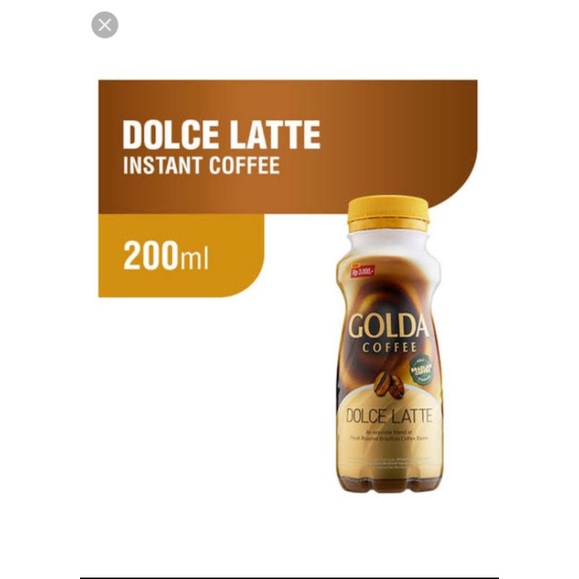 

GOLDA Coffee Dolce Latte Kopi Siap Minum Botol 200ML