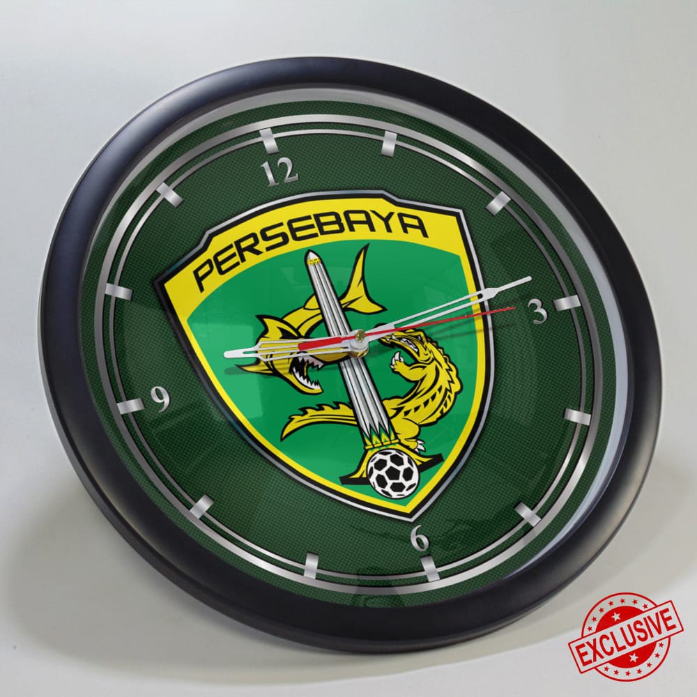 (ISTIMEWA BOSSQUE) JAM DINDING CUSTOM PERSEBAYA SURABAYA