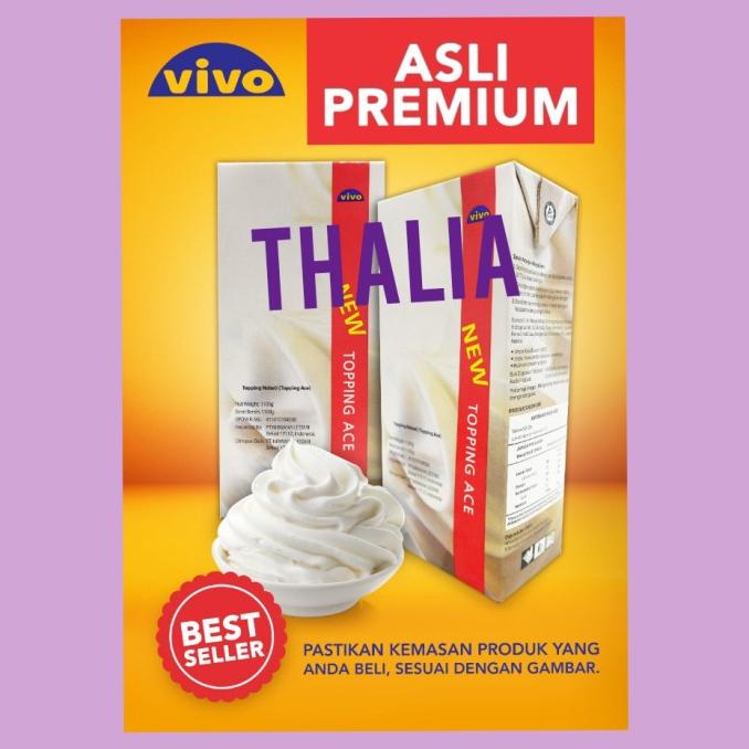 

(BISA COD) VIVO WHIPPING CREAM NON DAIRY 1LTR, WHIPPING CAIR COCOK U/ MAKANAN/MIN