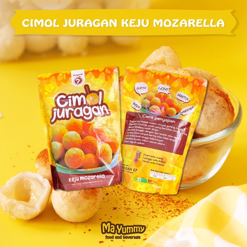 CIMOL JURAGAN 2 VARIAN RASA (KEJU MOZARELLA / AYAM MERCON / SNACK KILOAN / CEMILAN MURAH / MURAH MER
