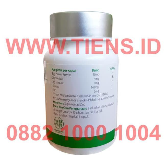Xj8S Zinc Tiens Suplemen Vitamin Hormon Pertumbuhan & Bebas Jerawat Tianshi 0Rx1