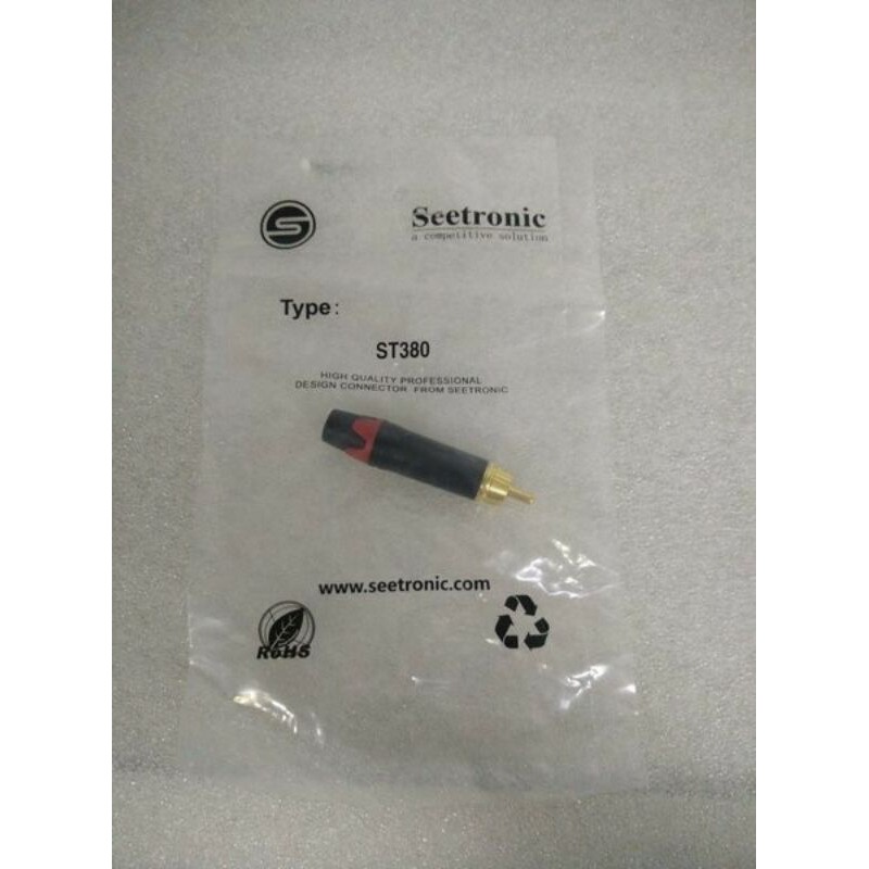 Jack Seetronic Jack RCA Seetronic ST 380 (SEPASANG)
