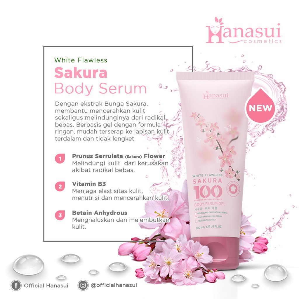 HANASUI - Body Serum Gel - Sakura