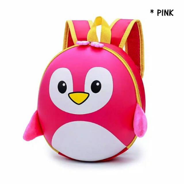 TAS ANAK PAUD ANAK TK ANAK SD BERBENTUK TELUR TAS AYAM TAS PINGUIN LADY BUG IMPORT