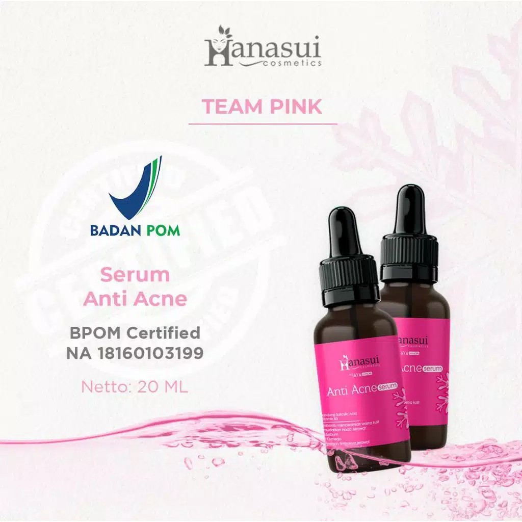 [PINK] SERUM ANTI ACNE HANASUI ORIGINAL BPOM