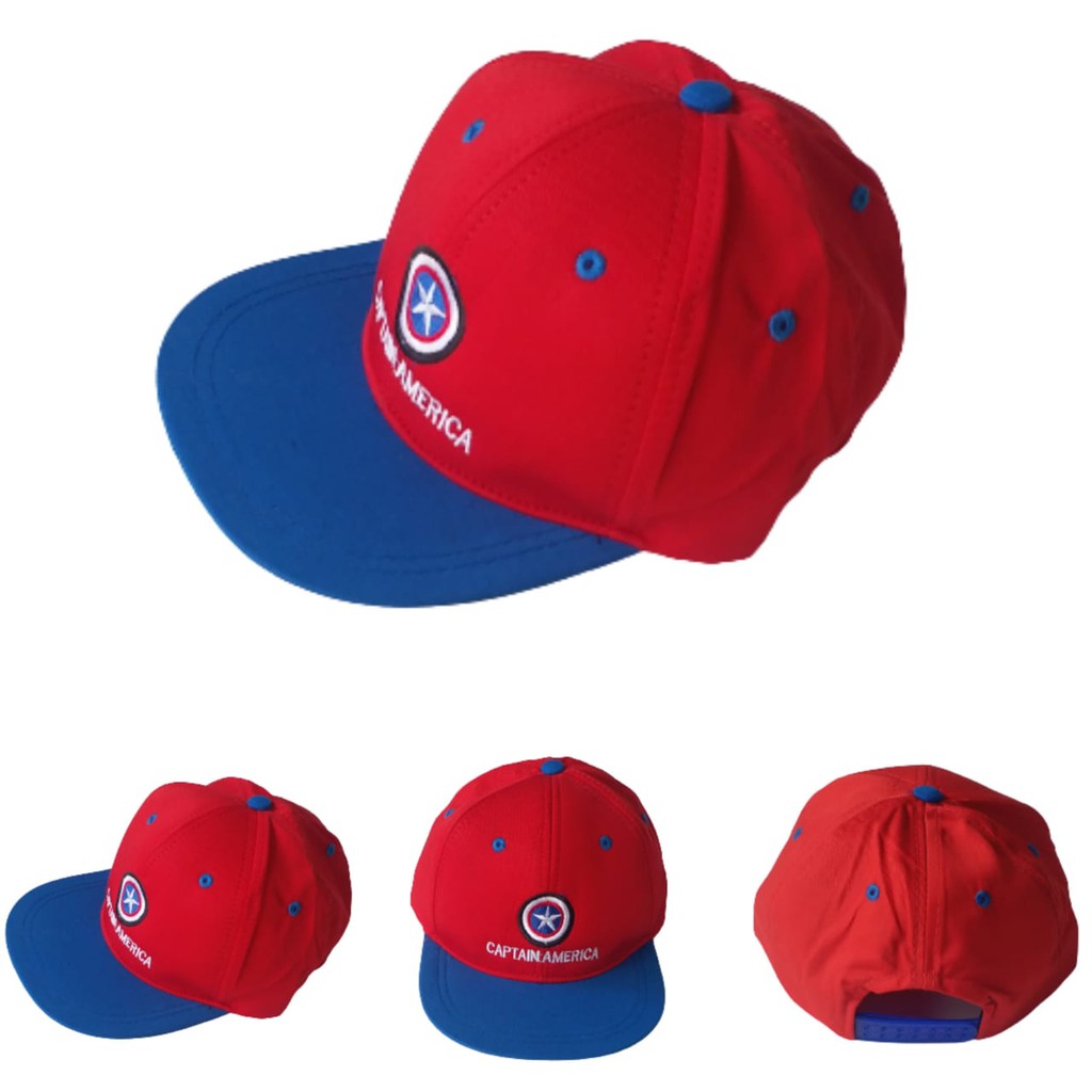 Plazababyku TOPI BASEBALL Topi Anak Lucu Model Superhero Usia 2 Sampai 6 Tahun Kualitas Terbaik