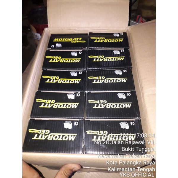 aki asli moto batt tuk rx king