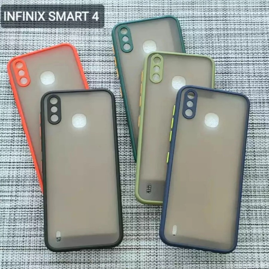 Infinix SMART 4 SMART 5 SMART 6 Case Dove Matte Mychoice Slim Case Fuze Macaron