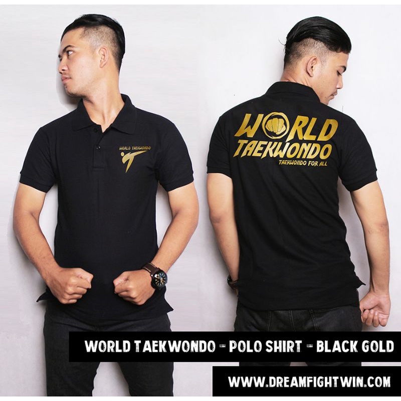 POLO SHIRT KAOS BERKERAH WORLD TAEKWONDO