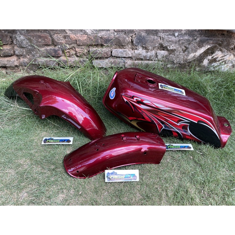 BODY SET RX KING 2006 merah marun candy