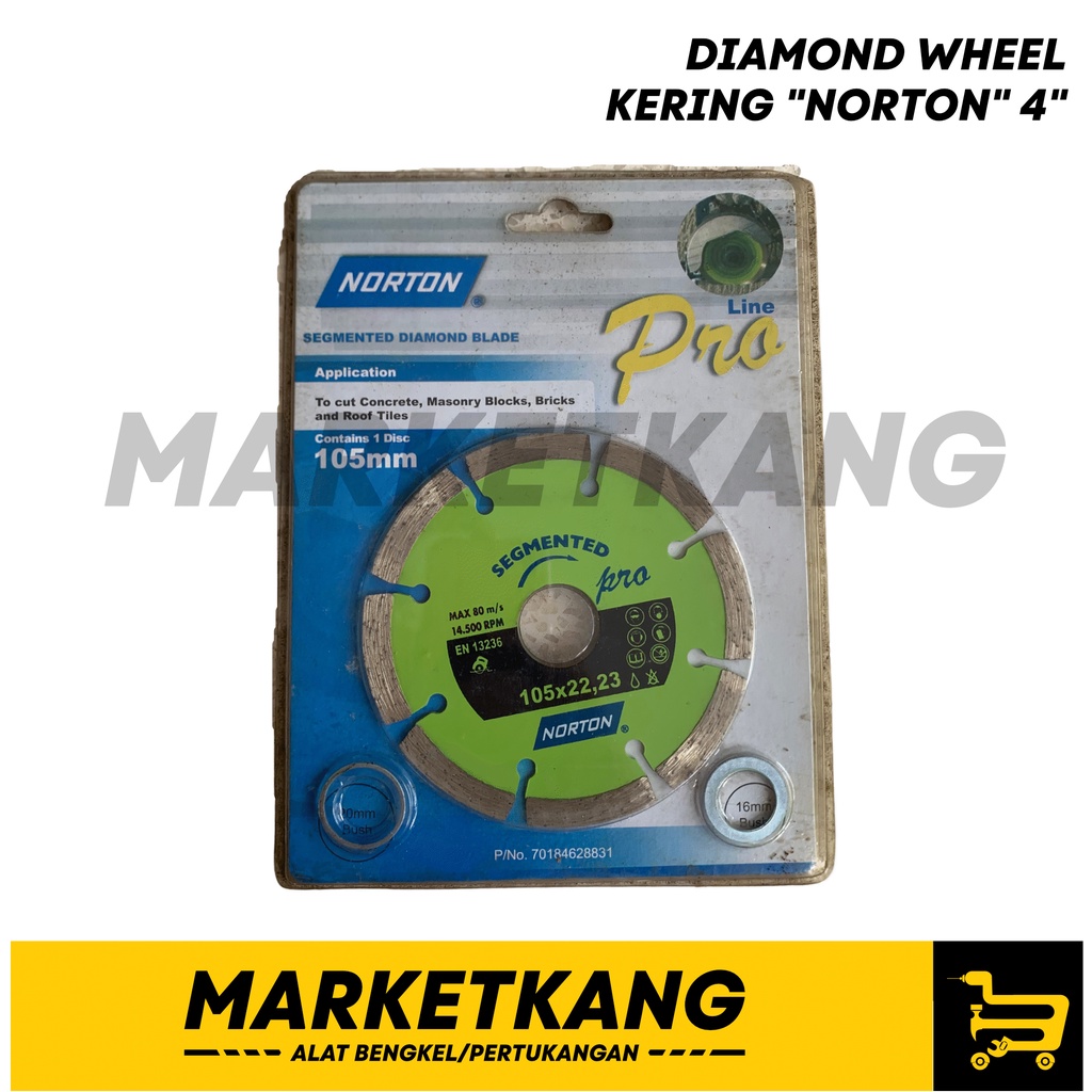 DIAMOND WHEEL DRY/KERING "NORTON" 105mm