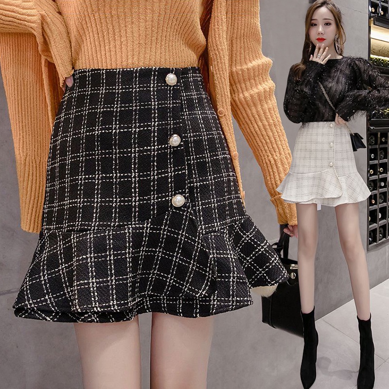 KARAKOREA 8936 Soohyun Skirt/Rok Pendek/Rok Autumn/Rok kerja/Rok Korea Skirt