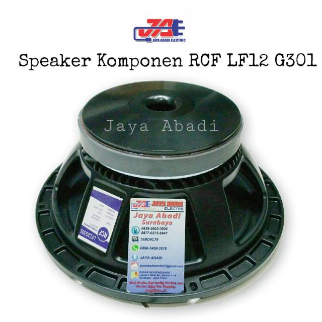 Speaker Komponen RCF L12 G301 (12 inch) / RCF LF12 G301
