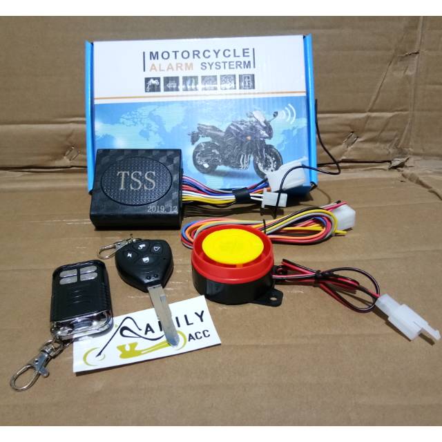 Alarm Motor Remote Model Kunci For Motor dan Mobil Universal