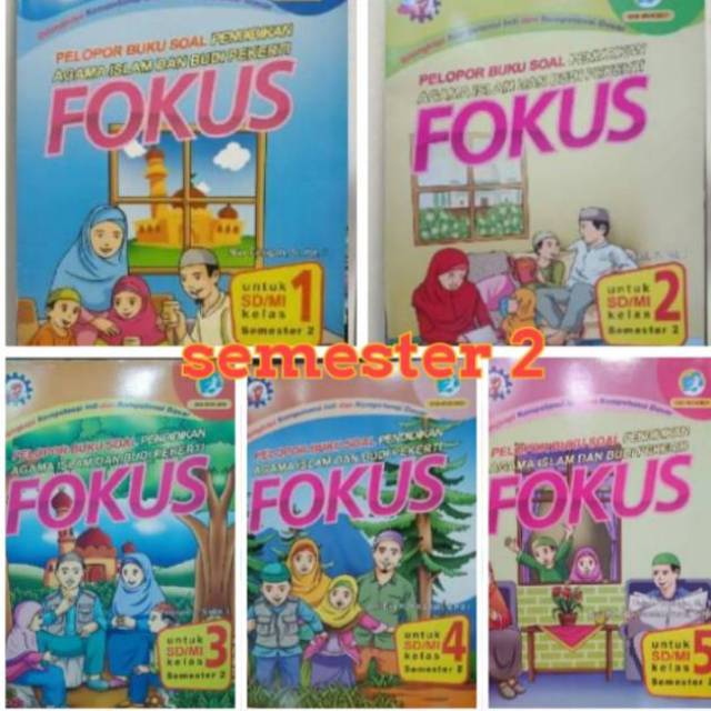 New Lks Buku Fokus Pai Agama Islam Sd Semester 1 Dan Semester 2