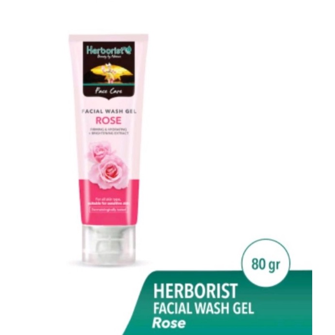 Herborist Facial Wash Gel Rose