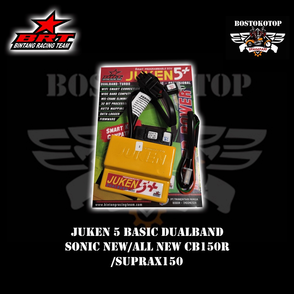 BRT Ecu CDI Juken 5 Racing Turbo Basic DB Dualband Sonic New All New CB150R Supra X150 Original