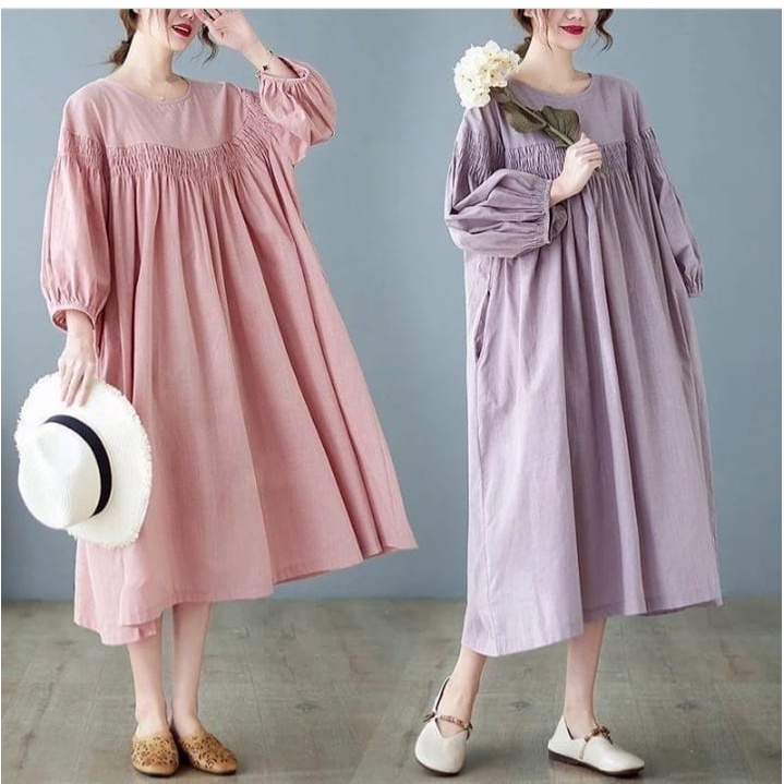 Sasa Tunik Baju Wanita Tunik Panjang Atasan Wanita Kekinian Ootd Korean Style Long Tunik Jumbo