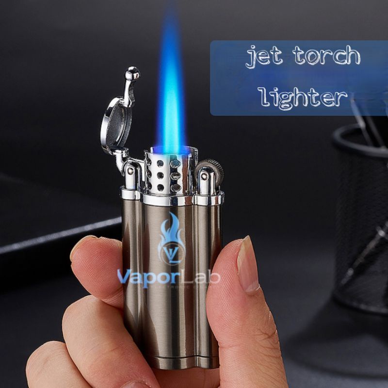 mancis korek api roda bara las gas isi ulang jet torch lighter murah