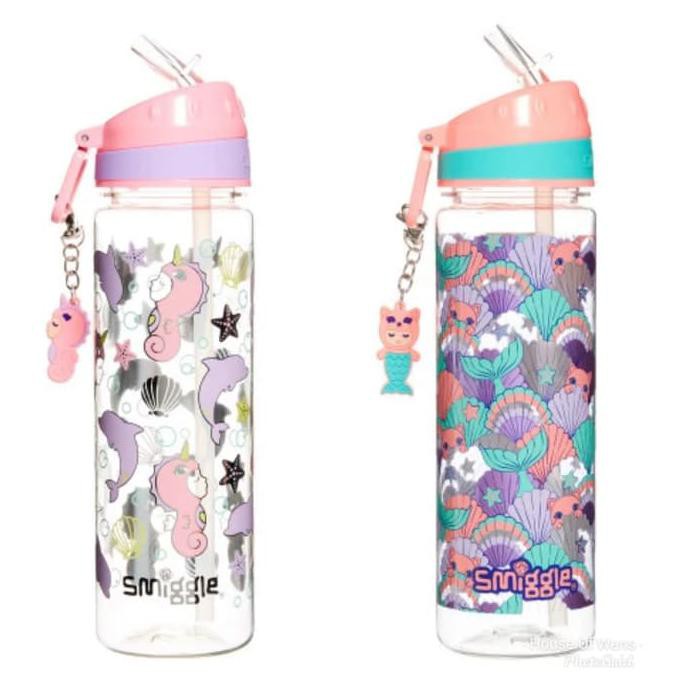 Trendi Smiggle Splash Sleepy Sprouts Drink Bottle With Charm - Botol Minum - Cat Sale
