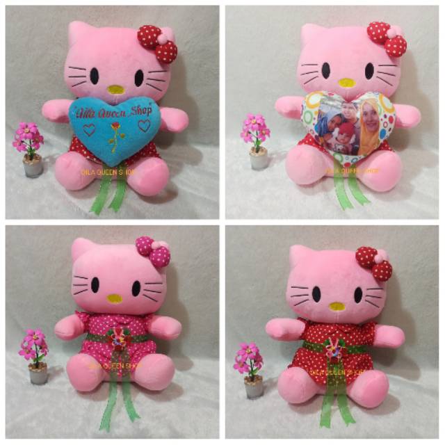 Boneka hello Kitty ikat pinggang XL GRATIS UKIR NAMA 50cm