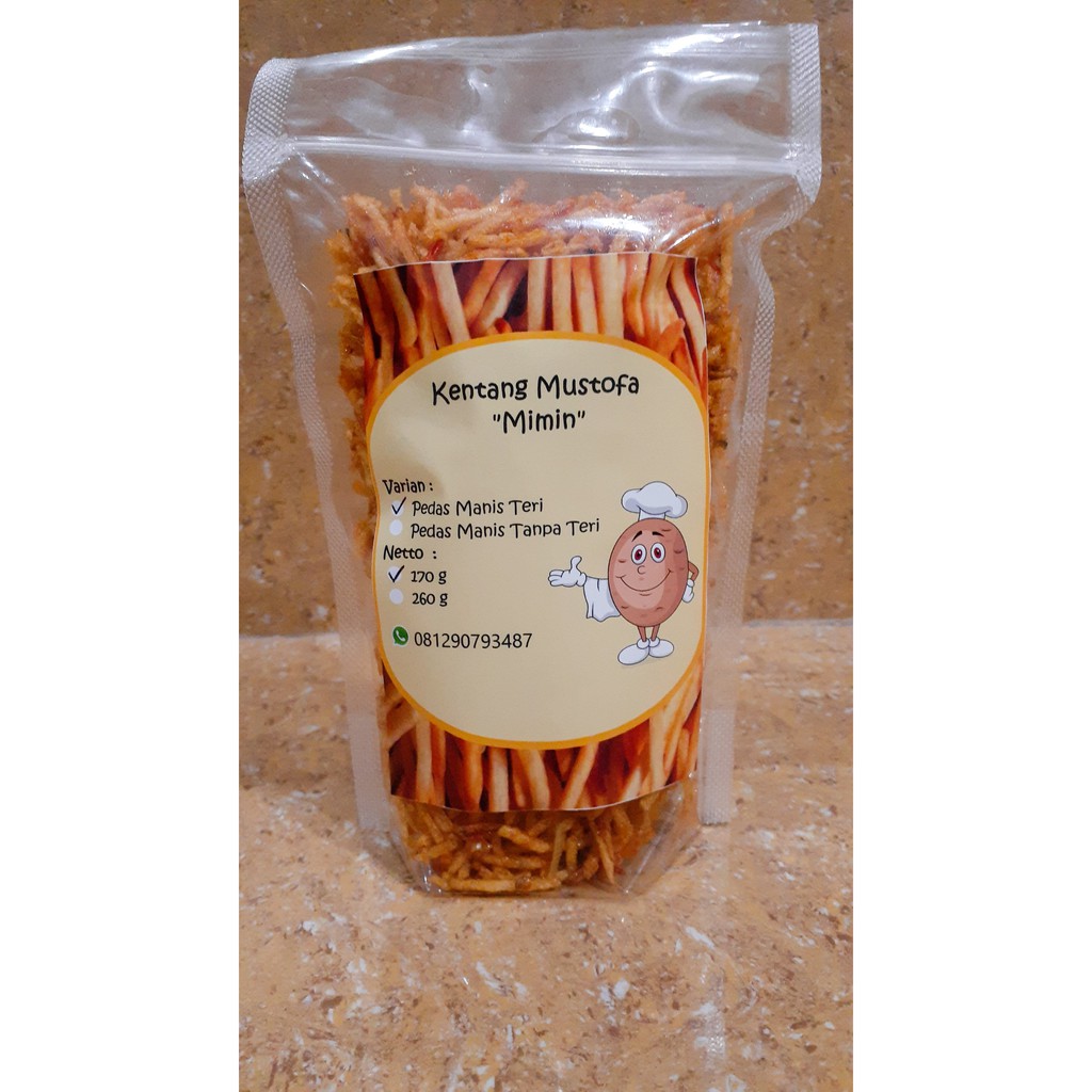 

Kentang Mustofa Pedas Manis 170 g
