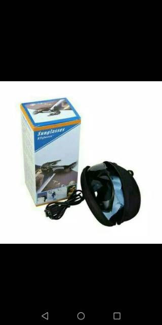 KACAMATA BLUETOOTH HITAM  STEREO WIRELESS