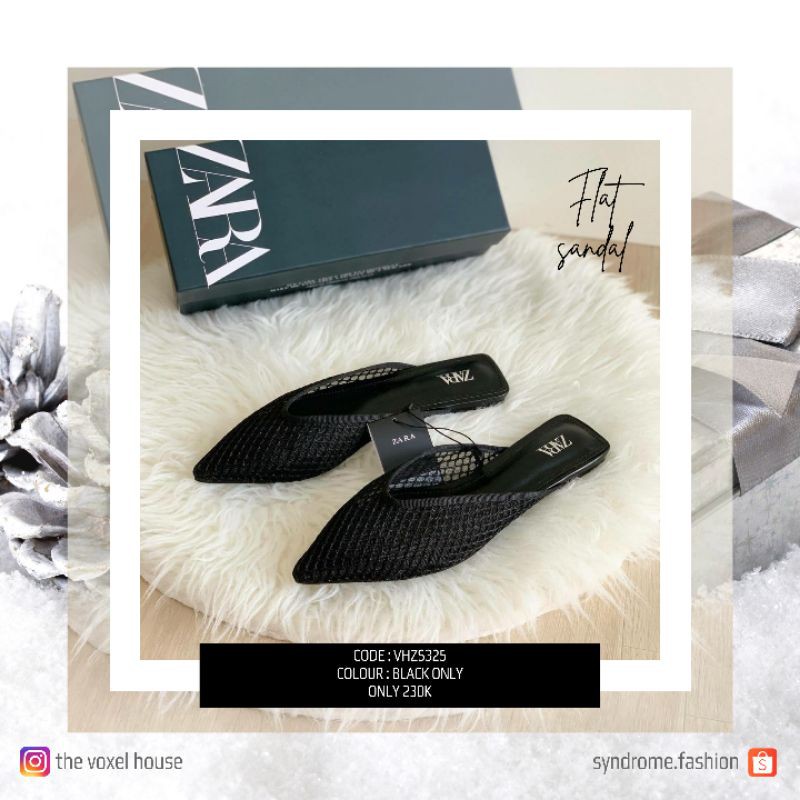 flat sandal (VHZS325) | flat sandal branded | flat sandal Zara
