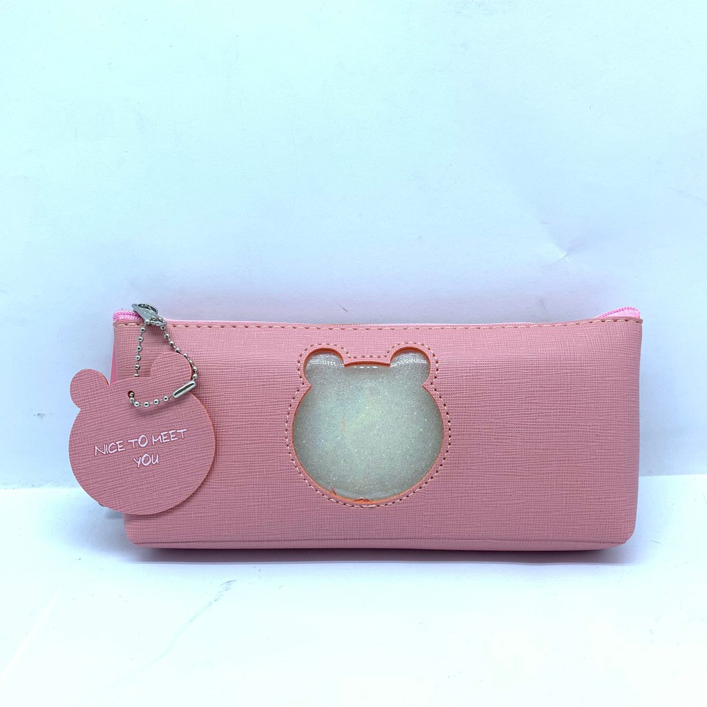 

TEMPAT PENSIL // KOTAK PENSIL 1 RESLETING BD-724 XIAOLINGJING NICE TO MEET YOU BEAR COLOR MIX