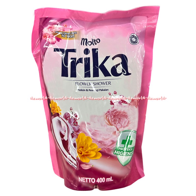 Molto Trika Pelicin Dan Pewangi Pakaian 400ml All Variant Molto Strika Kemasan Isi Ulang Refi Untuk Menggosok Setrika Pakaian Baju Agar Licin