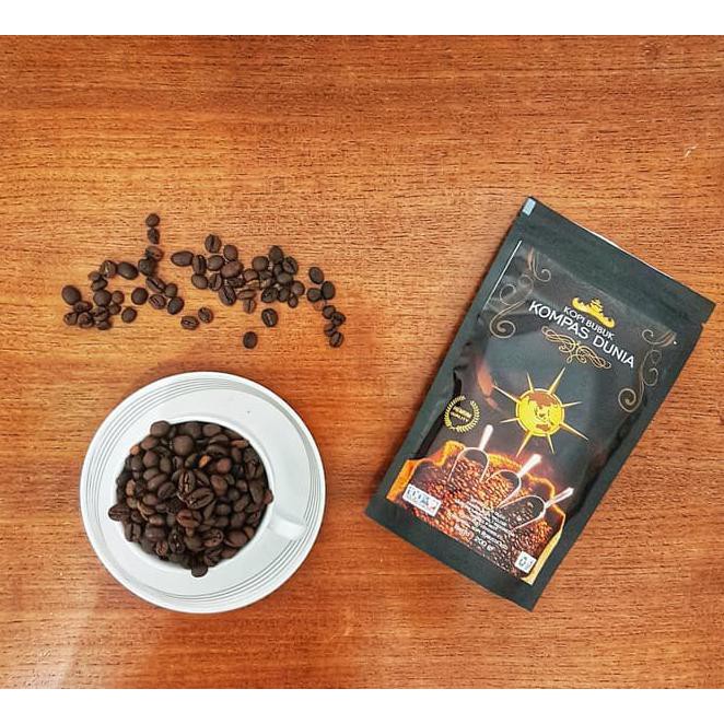 

T7He Kopi Bubuk Lampung Merk Kompas Dunia Premium 200Gr Kxk0