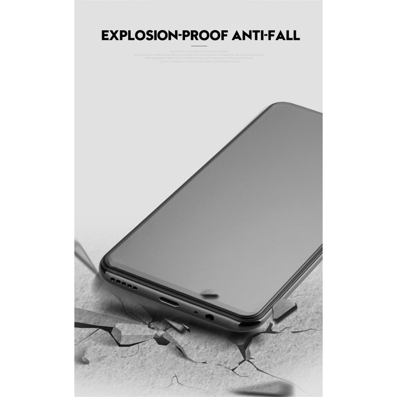 ANTI GLARE Zenfone Max Pro M2 / Zenfone Max Pro M1 Tempered Glass Matte FULL LEM Anti Fingerprint