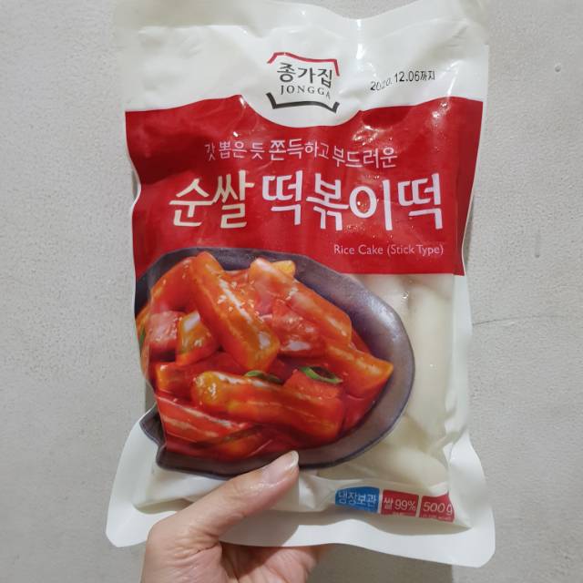 

Jongga Rice cake/ Tokppoki/ Tteokbokki 500gr - Kue beras Korea tanpa saus