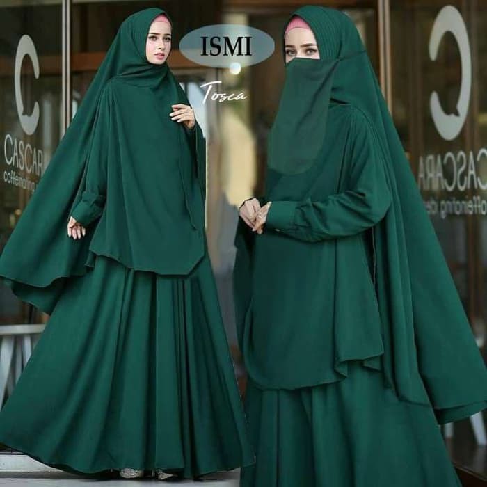 BAJU BUSANA MUSLIM GAMIS ISMI SYAR'I TOSCA BERGO NO PED CADAR