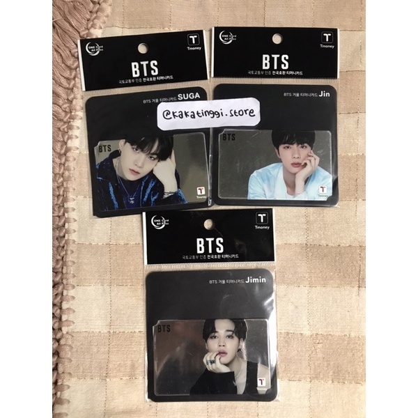 OFFICIAL T-MONEY BTS : SUGA - JIMIN - JIN BTS