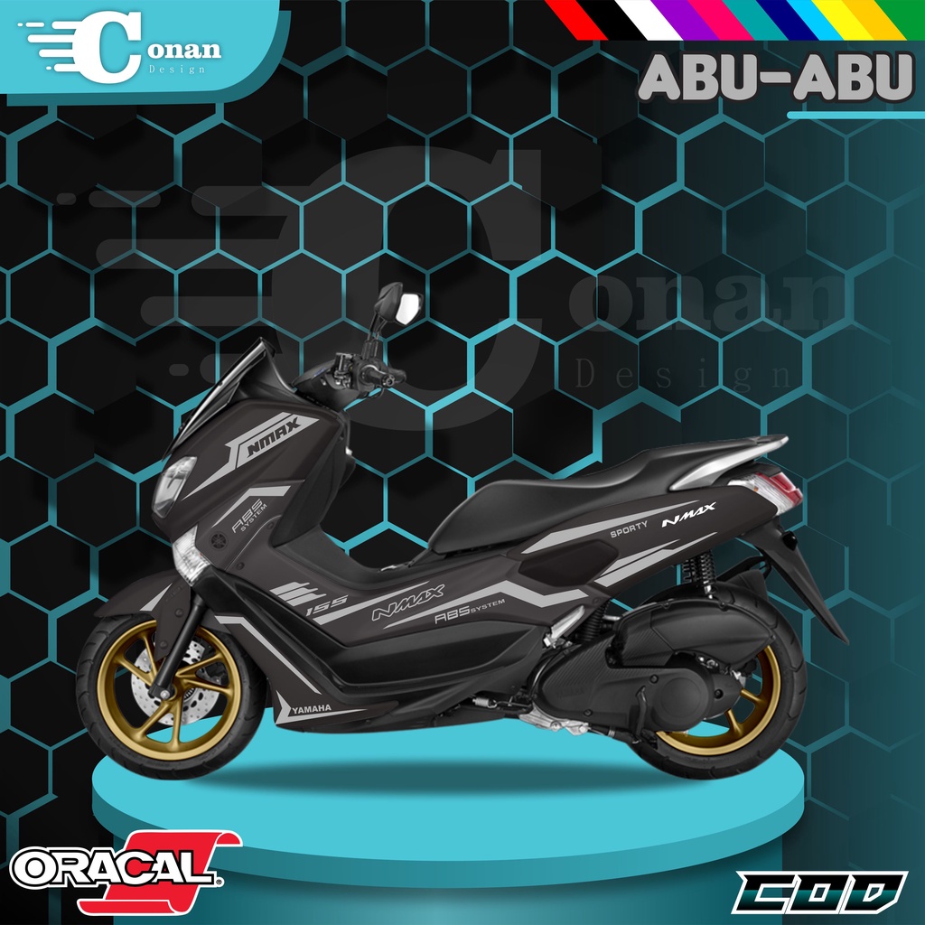 Aksesoris Motor Nmax Cutting Sticker Nmax Stiker Motor Nmax Striping Nmax 2019 All Nmax - NMxB07