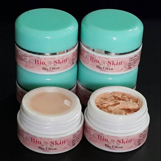 BioSkin Day Cream (DC). Krem Lanjutan, Krem Pemutih, Glowing, Kinclong.