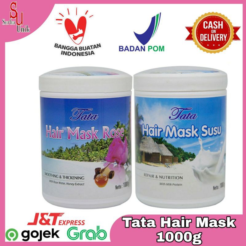 Tata Hair Mask &amp; Hair Spa Keratin Masker Rambut 400g &amp; 1000g