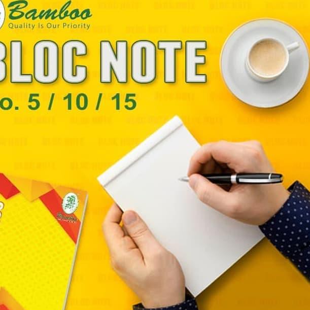 

♦ Bamboo Bloc note 5 [74 sheet/20 Pcs] ➥