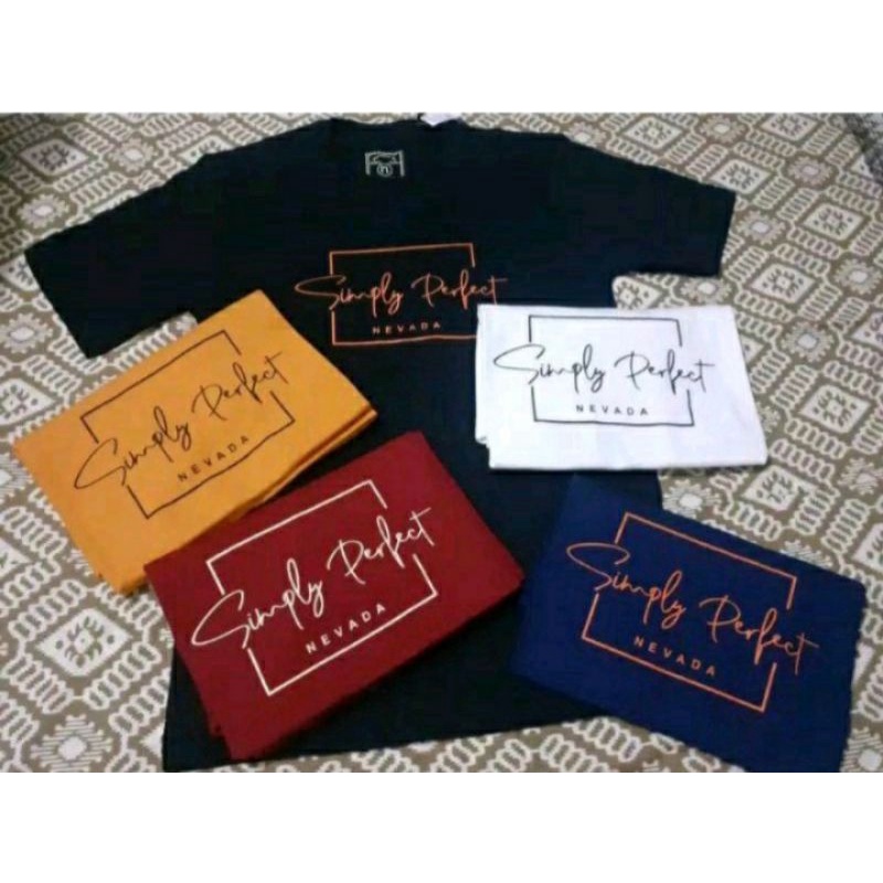 Kaos Nevada Fulltag Bahan Catoon Combed 24s