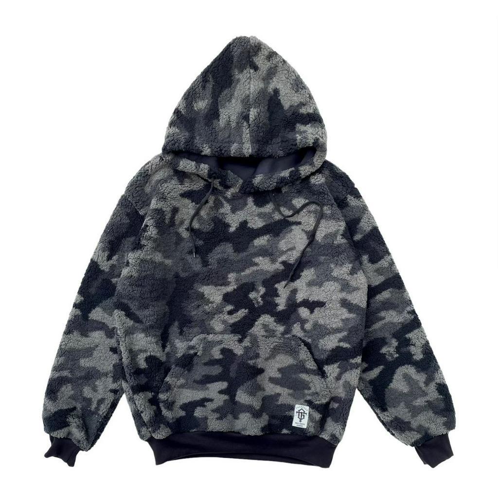 Jacket Hoodie Sherpa Colourspace - Ferocious inc 006 Army