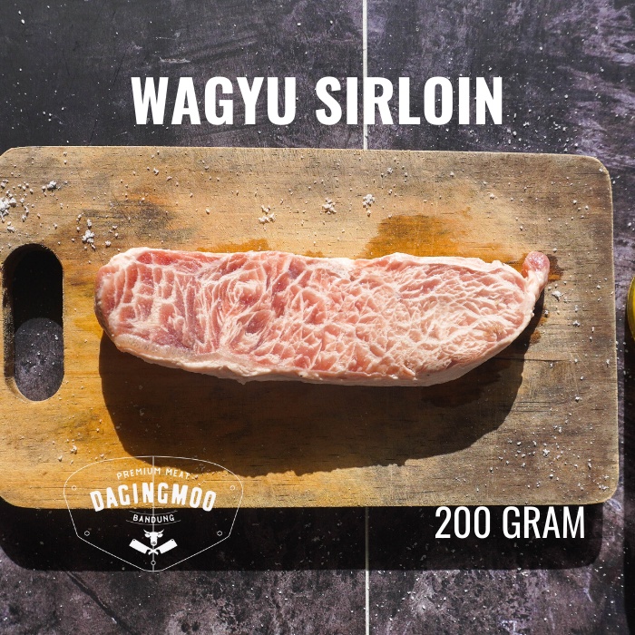 Wagyu Sirloin Meltique Steak Premium Impor 200gr / Steak Wagyu Sapi Sirloin Meltik 200gr