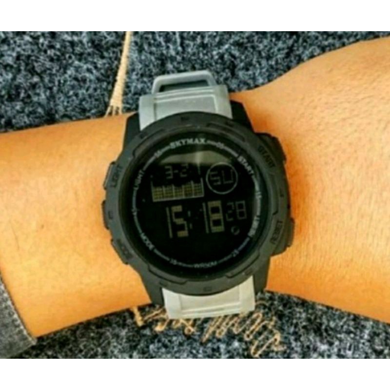 SKYMAX ORIGINAL Jam Tangan Pria Wanita Tahan Beku / SKY 2021 rubber Anti Air